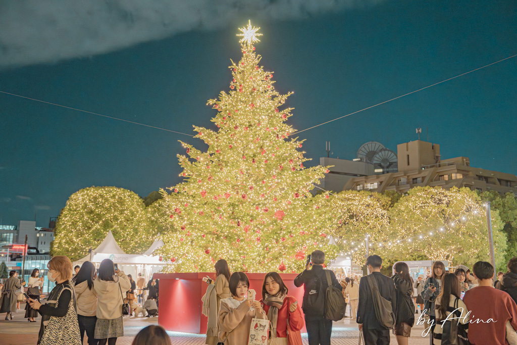 東京惠比壽花園廣場聖誕點燈｜巨大水晶吊燈展現冬季浪漫 @Alina 愛琳娜