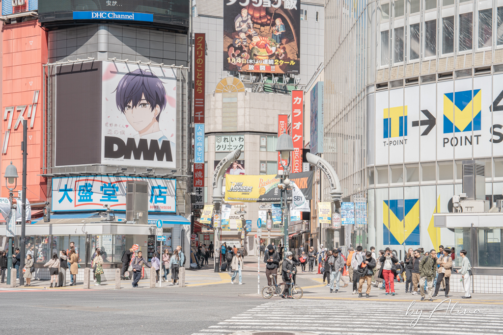 澀谷十字路口交叉點觀景台 MAGNET by SHIBUYA 109 俯瞰澀谷街頭 @Alina 愛琳娜