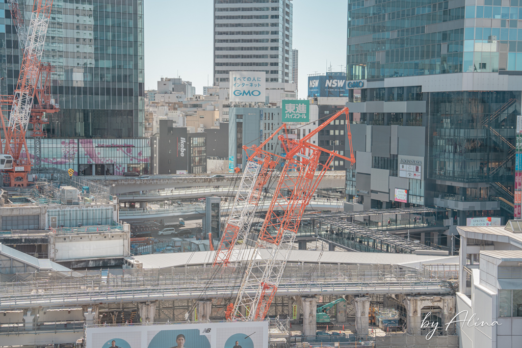 澀谷十字路口交叉點觀景台 MAGNET by SHIBUYA 109 俯瞰澀谷街頭 @Alina 愛琳娜