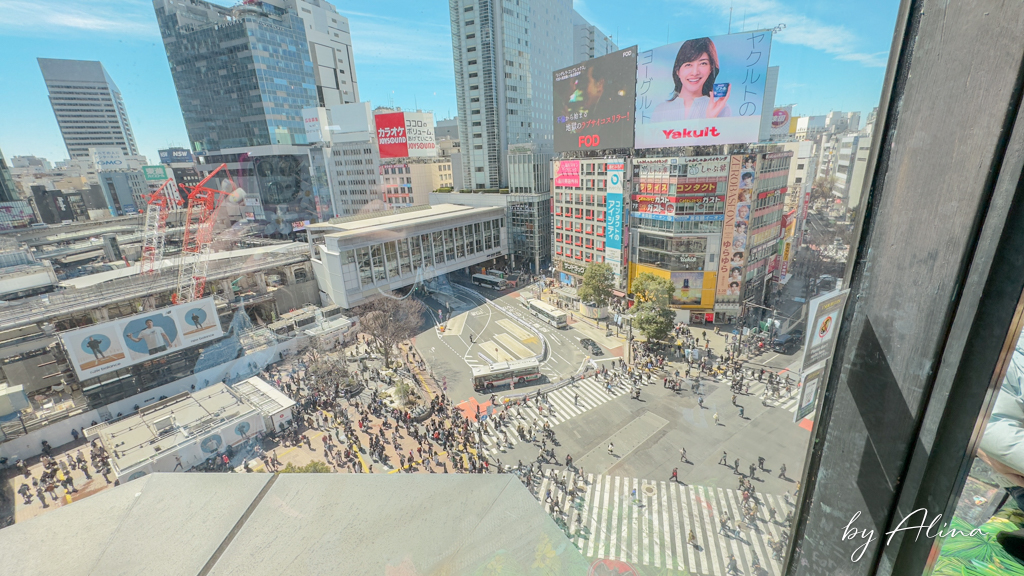 澀谷十字路口交叉點觀景台 MAGNET by SHIBUYA 109 俯瞰澀谷街頭 @Alina 愛琳娜