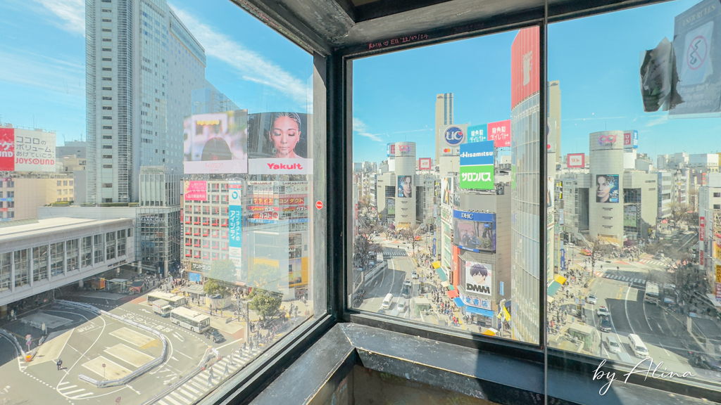 澀谷十字路口交叉點觀景台 MAGNET by SHIBUYA 109 俯瞰澀谷街頭 @Alina 愛琳娜