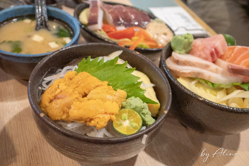 躼腳日式料理｜身長腳海鮮丼飯，海膽、厚切生魚片大受歡迎 @Alina 愛琳娜