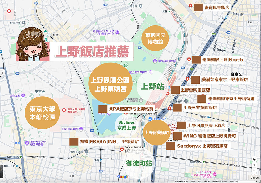 2026東京上野住宿推薦》出國不踩雷！10間高CP值/直達機場飯店精選 @Alina 愛琳娜