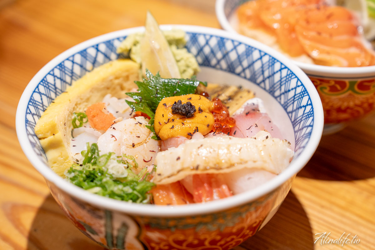 瞞著爹內湖壽司丼｜超人氣海鮮丼飯，口味豐富搭配選擇多 @Alina 愛琳娜