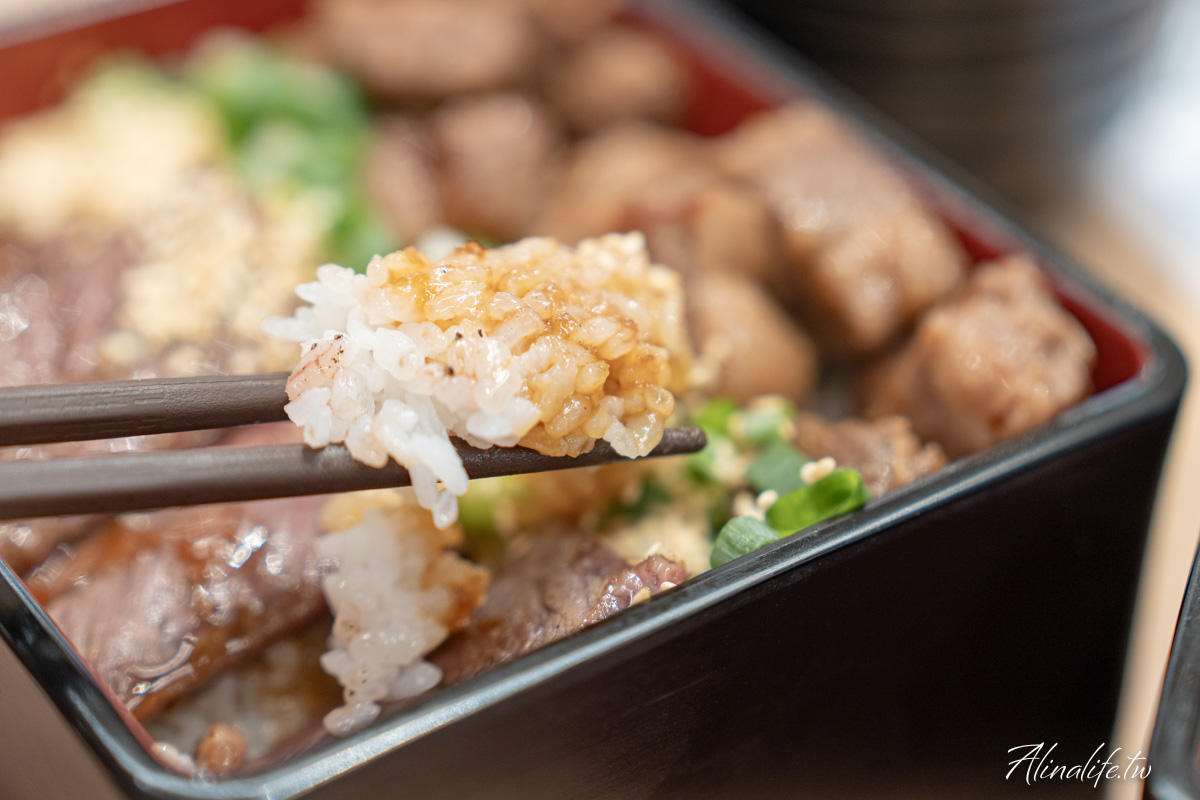 叁星燒肉重飯 南港 Lalaport 本店｜日本燒肉丼飯骰子牛配牛五花最美味 @Alina 愛琳娜