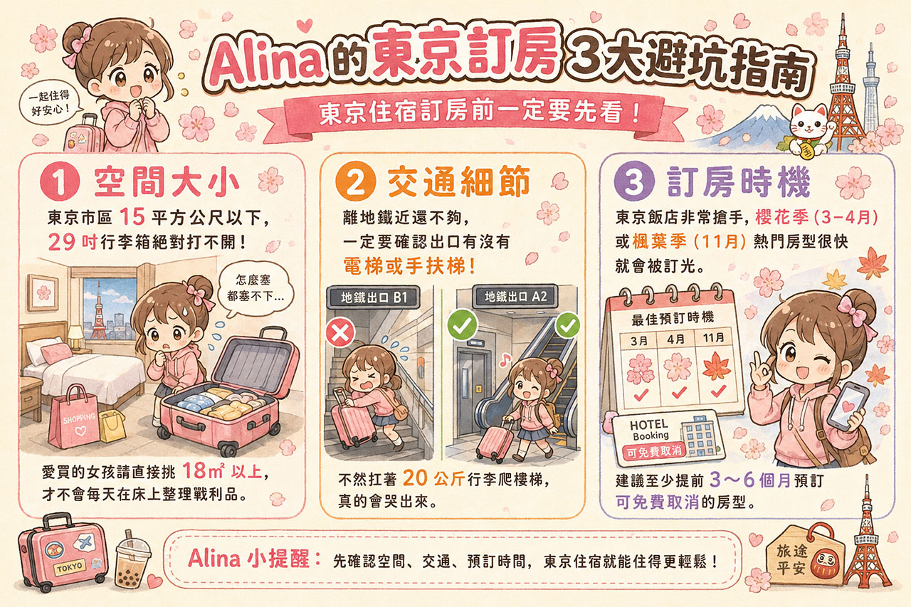 2026東京住宿推薦》6大區15間高CP值/交通方便/飯店分區總整理 @Alina 愛琳娜