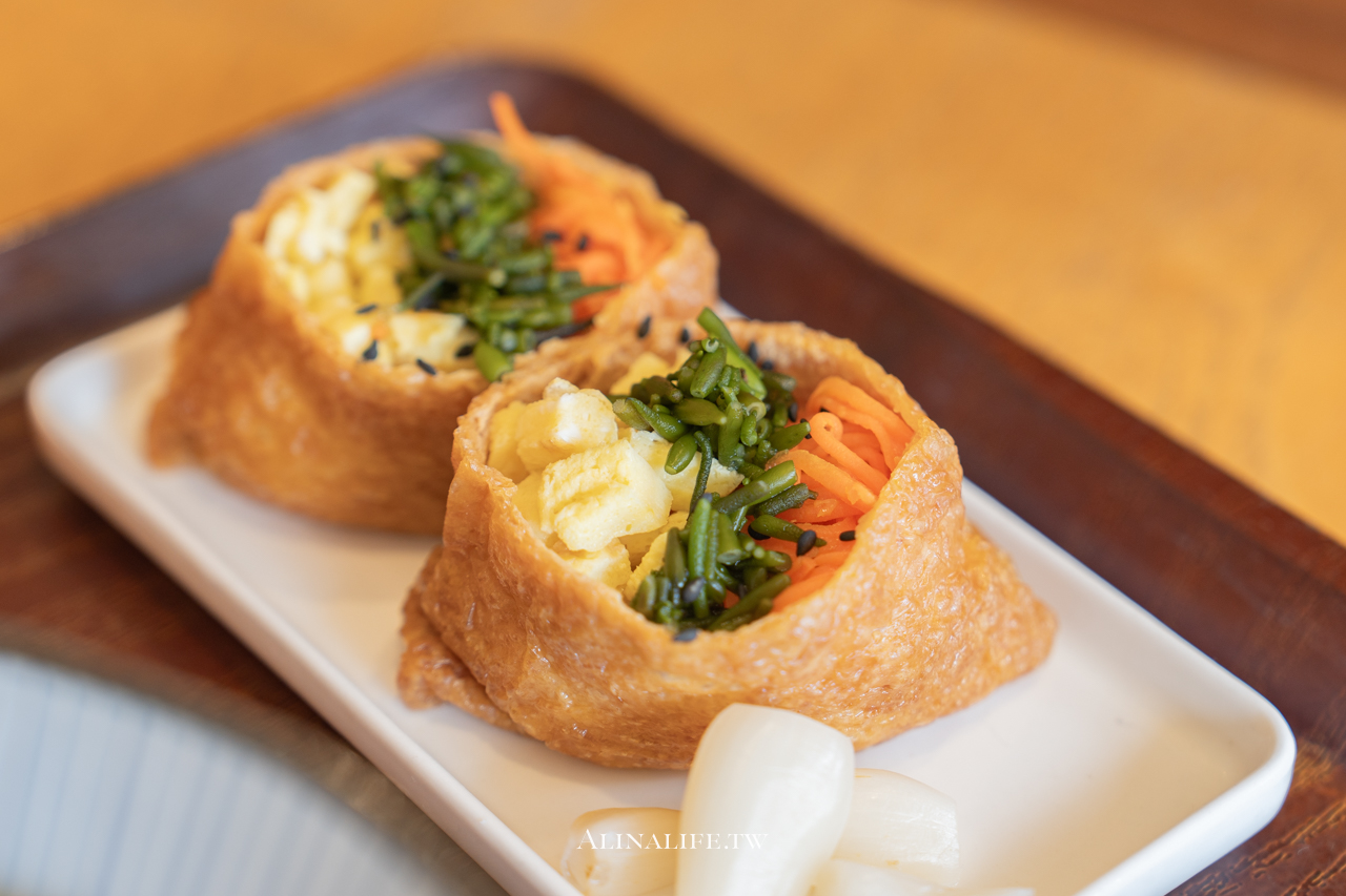 橡子廚房｜濟州島青柑橘蕎麥麵，配豆皮壽司一人套餐剛剛好 @Alina 愛琳娜