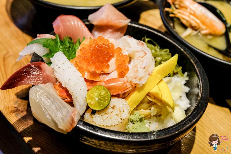 【台北食記】井上禾食-生魚片海鮮丼飯,近捷運六張犁站 @Alina 愛琳娜
