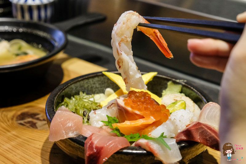 【台北食記】井上禾食-生魚片海鮮丼飯,近捷運六張犁站 @Alina 愛琳娜
