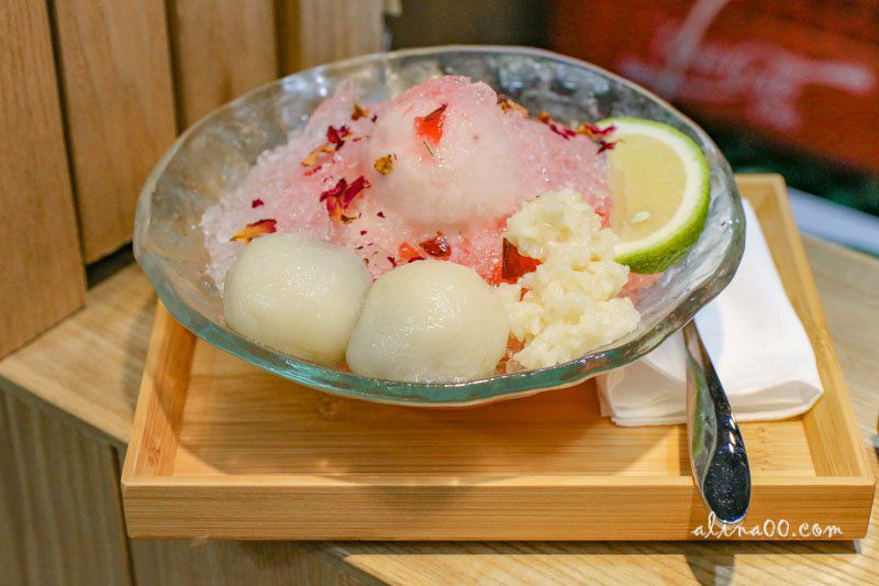 【台北甜點】涼手作冰品 中山古早味日式冰店，Q彈冰火糰子 @Alina 愛琳娜