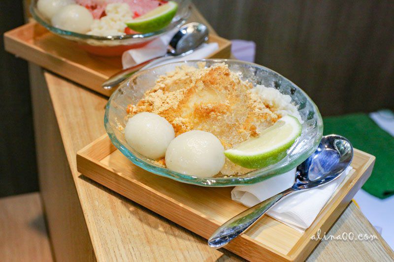 【台北甜點】涼手作冰品 中山古早味日式冰店，Q彈冰火糰子 @Alina 愛琳娜