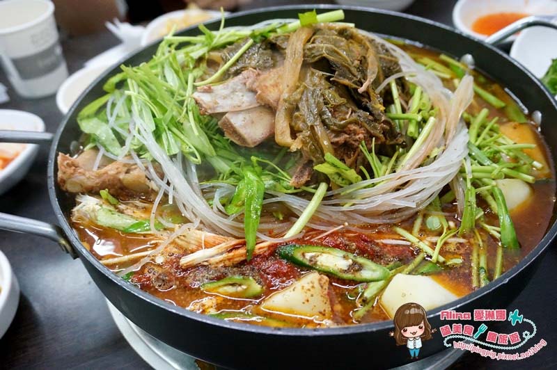 【台北美食】東輝韓食館 吃完會讓我想念韓國的馬鈴薯排骨湯 @Alina 愛琳娜