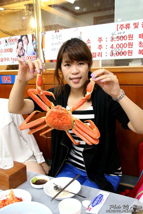 【首爾美食】鷺梁津水產市場 龍宮飯店料理食堂,長腳蟹膏炒飯好吃 @Alina 愛琳娜