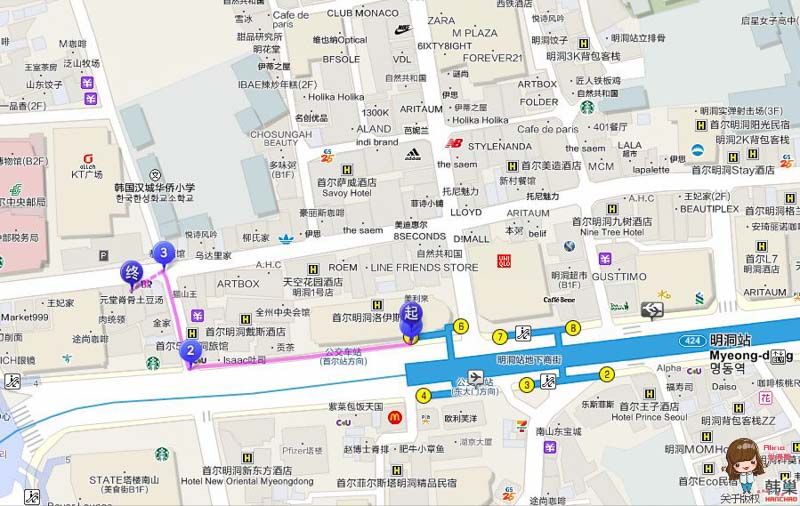 【首爾美食】明洞元堂馬鈴薯排骨湯｜24小時營業的1人友善餐廳 @Alina 愛琳娜